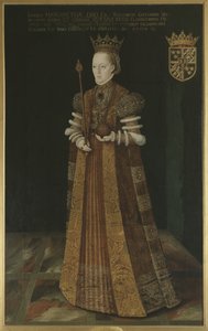 Margarete Lejonhufvud, Königin von Schweden, zweite Ehefrau von Gustav I. Wasa von Uther, Johan Baptista van (aktiv 1562-1597)