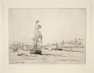 Eingang zum Hafen von Honfleur