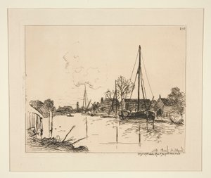 Le Canal von Johan Barthold Jongkind