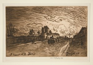 Sortie de la Maison Cochin (Faubourg Saint-Jacques)