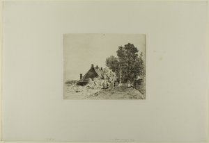 Die Krankenschwester, aus Cahier de six eaux-fortes, vues de Hollande von Johan Barthold Jongkind