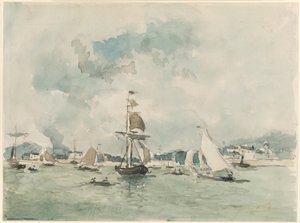 Der Hafen von Honfleur
