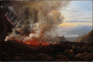 Ein Ausbruch des Vesuvs von Johan Christian Dahl
