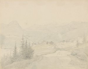 Aus Øylo in Valdres von Johan Christian Dahl