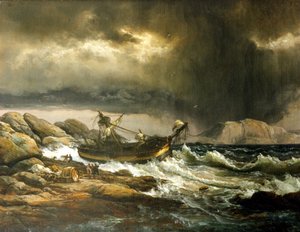 Schiffbruch von Johan Christian Dahl