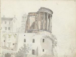 „Vesta-Tempel“, Tivoli von Johan Christian Dahl