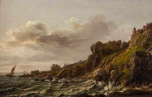 Ansicht bei Kullen in Schweden von Johan Christian Dahl