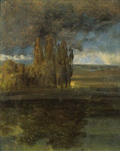 Blick über die Elbe und die „Der Bär“ Bastion von Johan Christian Dahl