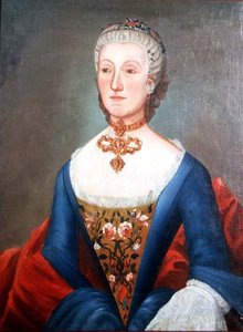 Porträt von Anne Elizabeth Amalie Berg (Simonsen) von Johan Christian Remin