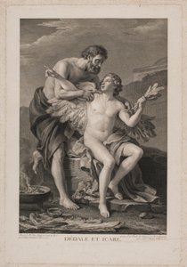 Dädalus und Ikarus von Johan Georg Preisler