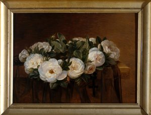 Kranz aus weißen Rosen von Johan Laurentz Jensen