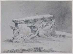 Antike römische Tischstütze von Johan Mandelberg