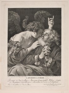 Der Engel erscheint Betus von Johan Martin Preisler
