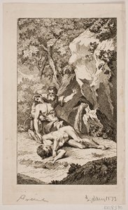 Illustration zu Salomon Gessners "Abels Tod", 1764