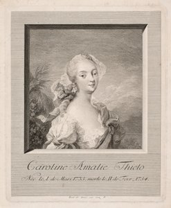 Die Schauspielerin Caroline Amalie Thielo von Johan Martin Preisler