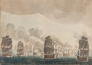 Die Seeschlacht von Öland am 26. Juli 1789