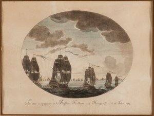 Die Seeschlacht von Öland am 26. Juli 1789, ca. 1790