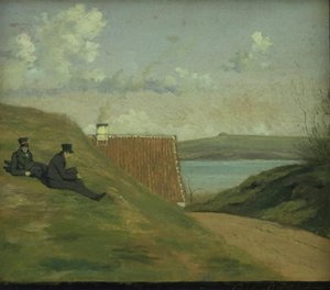 Ein versunkener Weg bei Frederiksværk