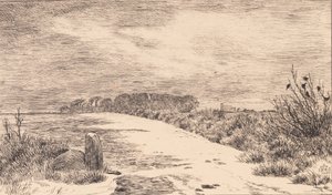 Bei Himlingøje, Winterlandschaft