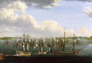 Die Schlacht bei Fredrikshamn, 15. Mai 1790