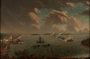 Die Schlacht von Fredrikshamn am Mai 1790, 1791 von Johan Tietrich Schoultz
