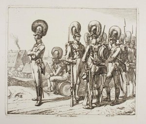 Bayerische Infanteristen von Johann Adam Klein