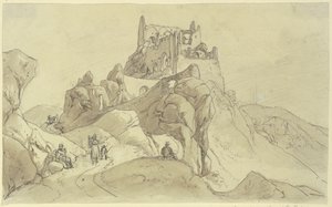 Burgruine von Johann Adam Klein