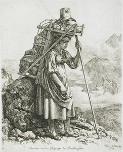 Milchmädchen aus Berchtesgaden von Johann Adam Klein