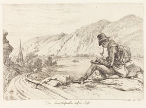Der Landschaftsmaler auf der Reise von Johann Adam Klein