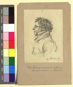 Herr von Popp (Rechnungs-Kommissar bei der königlichen Lottoadministration in München) von Johann Adam Klein