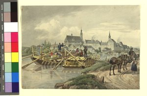 Straubing von Norden von Johann Adam Klein