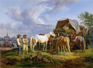 Ungarische Fuhrleute von Johann Adam Klein