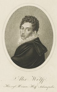 Porträt von Pius Alexander Wolff 1782-1828, ca. 1820 von Johann Adolf Rossmaesler