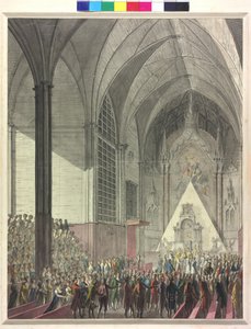Die Hochzeitszeremonie der Erzherzogin Marie Louise mit Kaiser Napoleon I. von Johann Baptist Hoechle