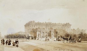 Ansicht des Anichkov-Palastes in St. Petersburg, 1843
