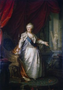 Porträt der Kaiserin Katharina II. von Johann Baptist von Lampi the Elder