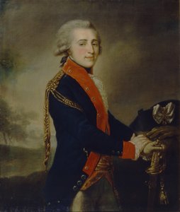 Porträt von Graf Artemy Ivanovich Lazarev 1768-1791 von Johann Baptist von Lampi the Elder