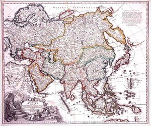 Kleinasien, Arabien und Japan, ca. 1725