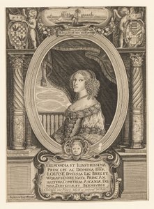Louise von Anhalt-Dessau 1631-1680, Herzogin von Liegnitz, Brieg, Wohlau und Ohlau, ca. 1660