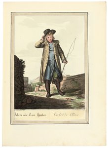 Der Kutscher; Cocher de Place, 1781 oder später von Johann Christian Brand