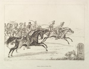 Österreichische Lanzenreiter, frühes 19. Jahrhundert