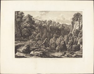 In Cività Castellana von Johann Christian Reinhart