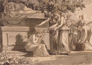 J C Reinhart Arkadien 1785 von Johann Christian Reinhart