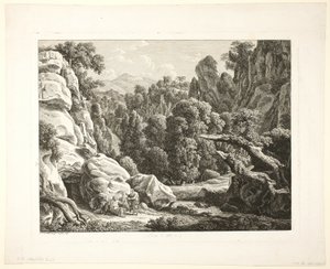 Landschaft mit der Versuchung Christi