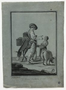 Bäuerliche Apfelhändlerin von Johann Christian Reinhart