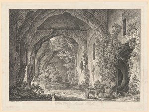 Landschaft - In der Villa des Mäzens in Tivoli von Johann Christian Reinhart