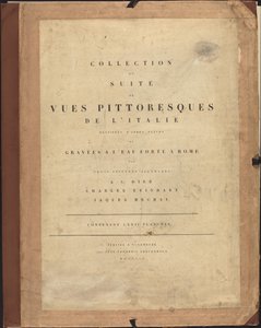 Sammlung oder Suite malerischer Ansichten Italiens