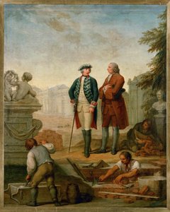 Friedrich II., König von Preußen und der Marquis d