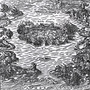 Ein großes Mahl in Deutschland, Detail des Weinservices (unten rechts), graviert von Christian Engelbrecht & Johann Andreas Pfeffel von Johann Cyriak Hackhofer
