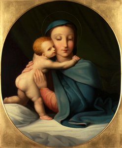 Madonna mit Kind von Johann Evangelist Scheffer von Leonhardshoff
